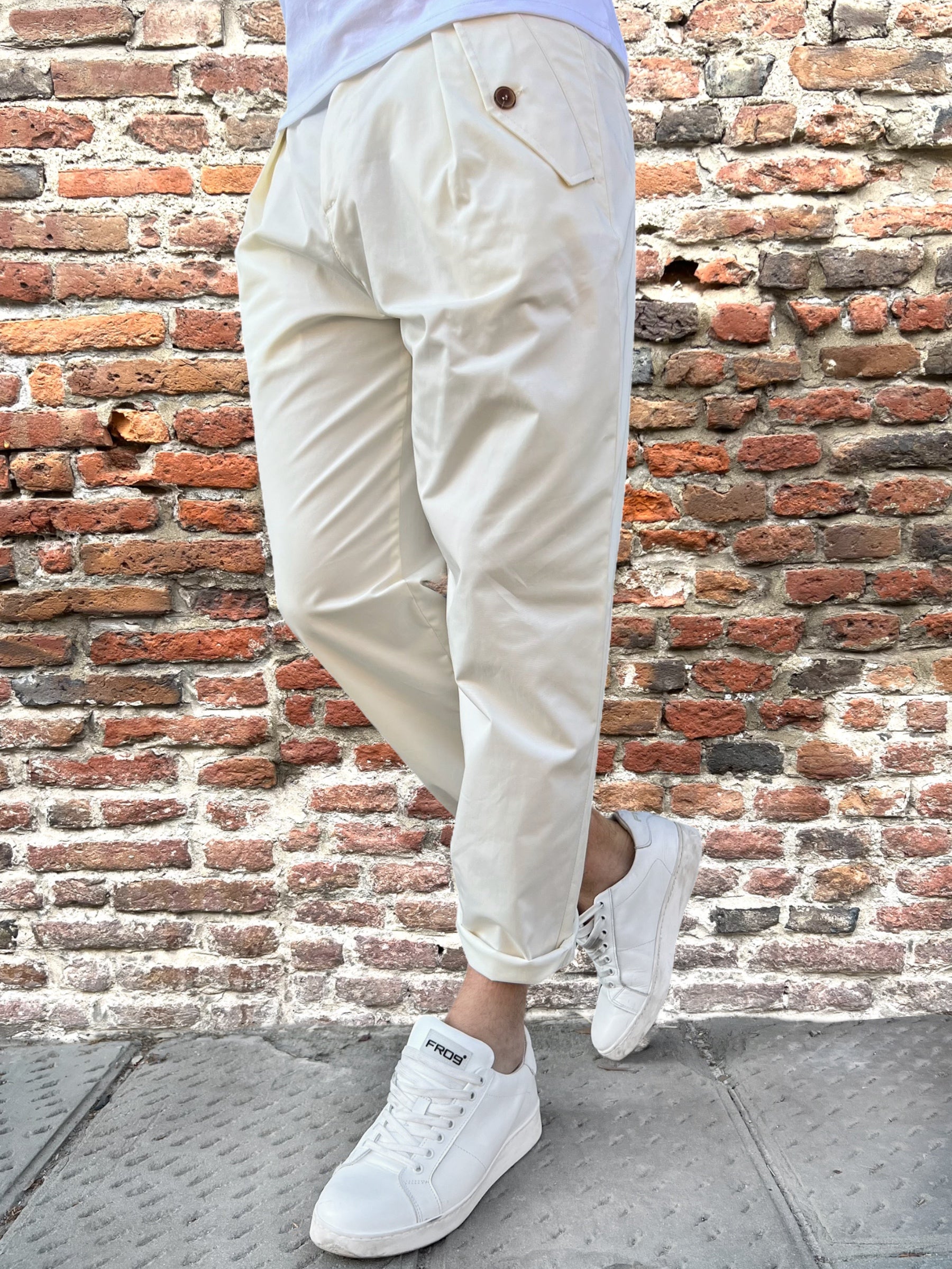 Pantalone Berna Bianco 451 (9626853474644)
