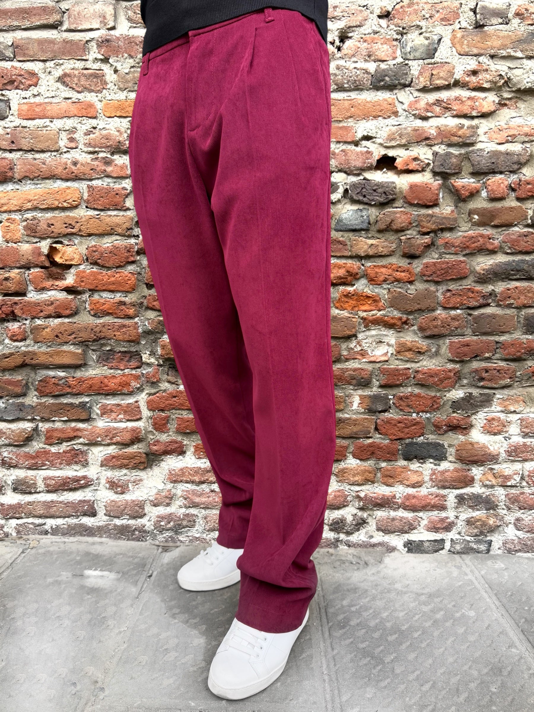 Pantalone  Imperial Velluto Bordeaux (9972501709140)