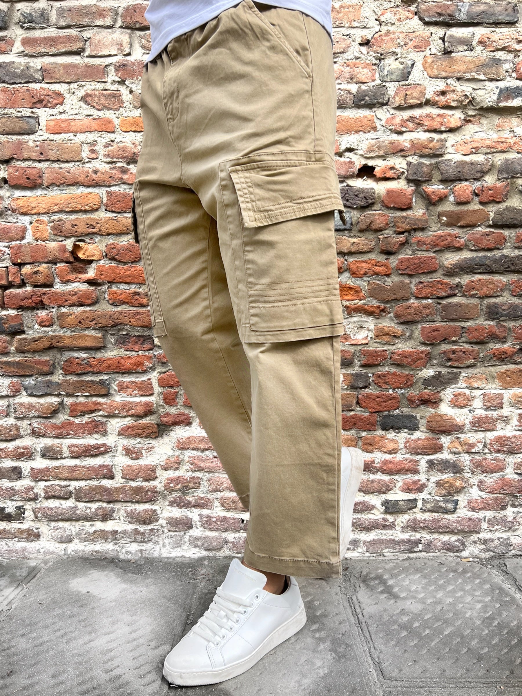 Pantalone Berna Cargo Arachide 033 (9759314379092)