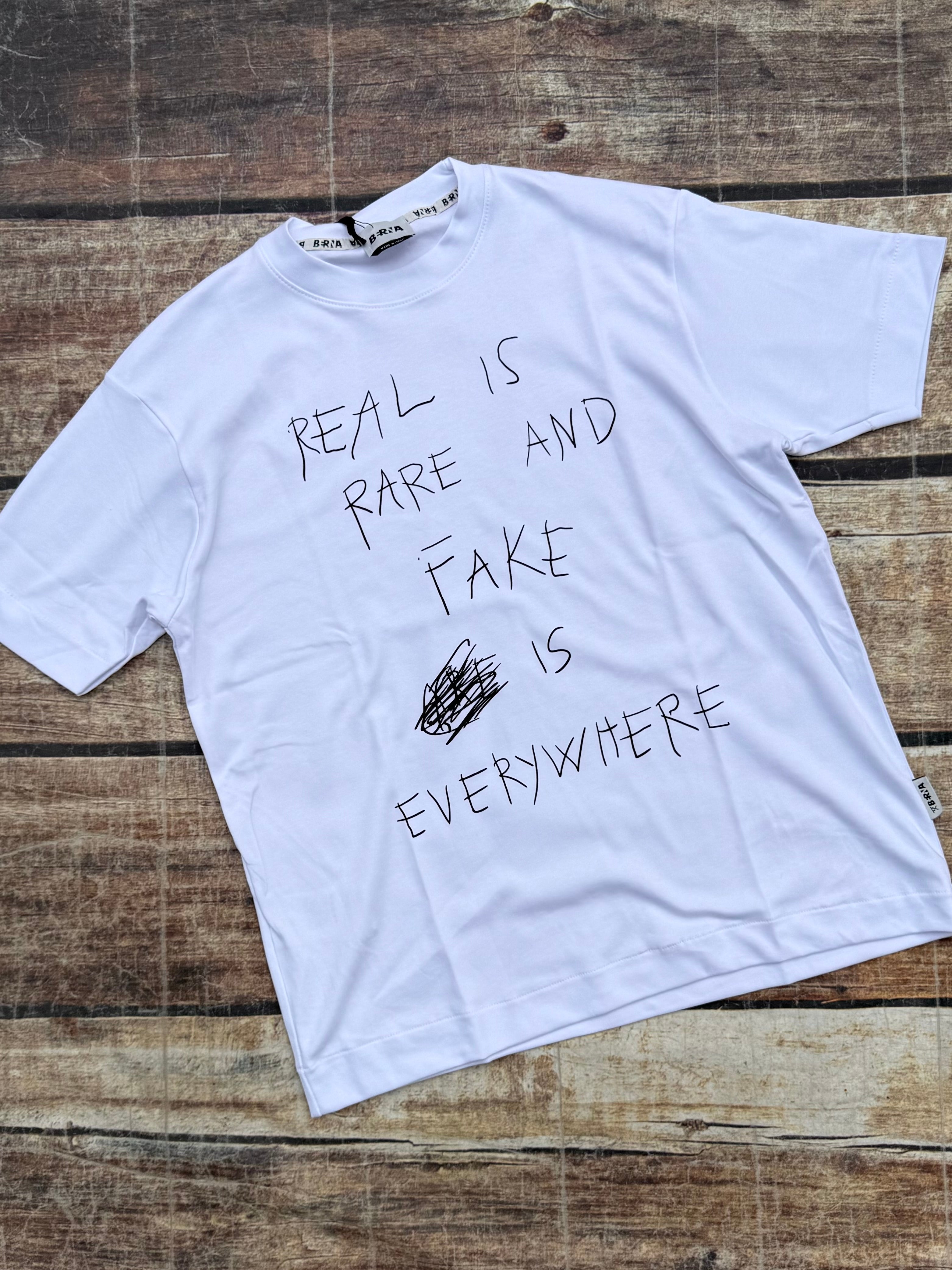 T-shirt Berna Real is Rare Bianca (11807815172436)