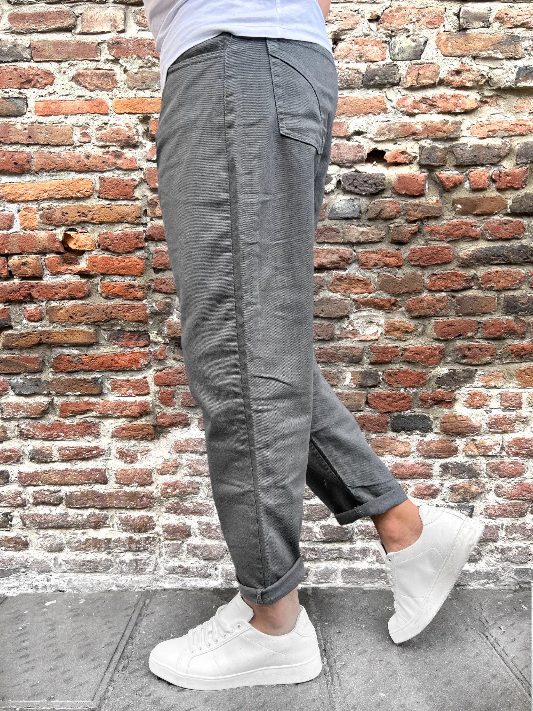 Pantalone Over-D Grigio P60 (9745224696148)