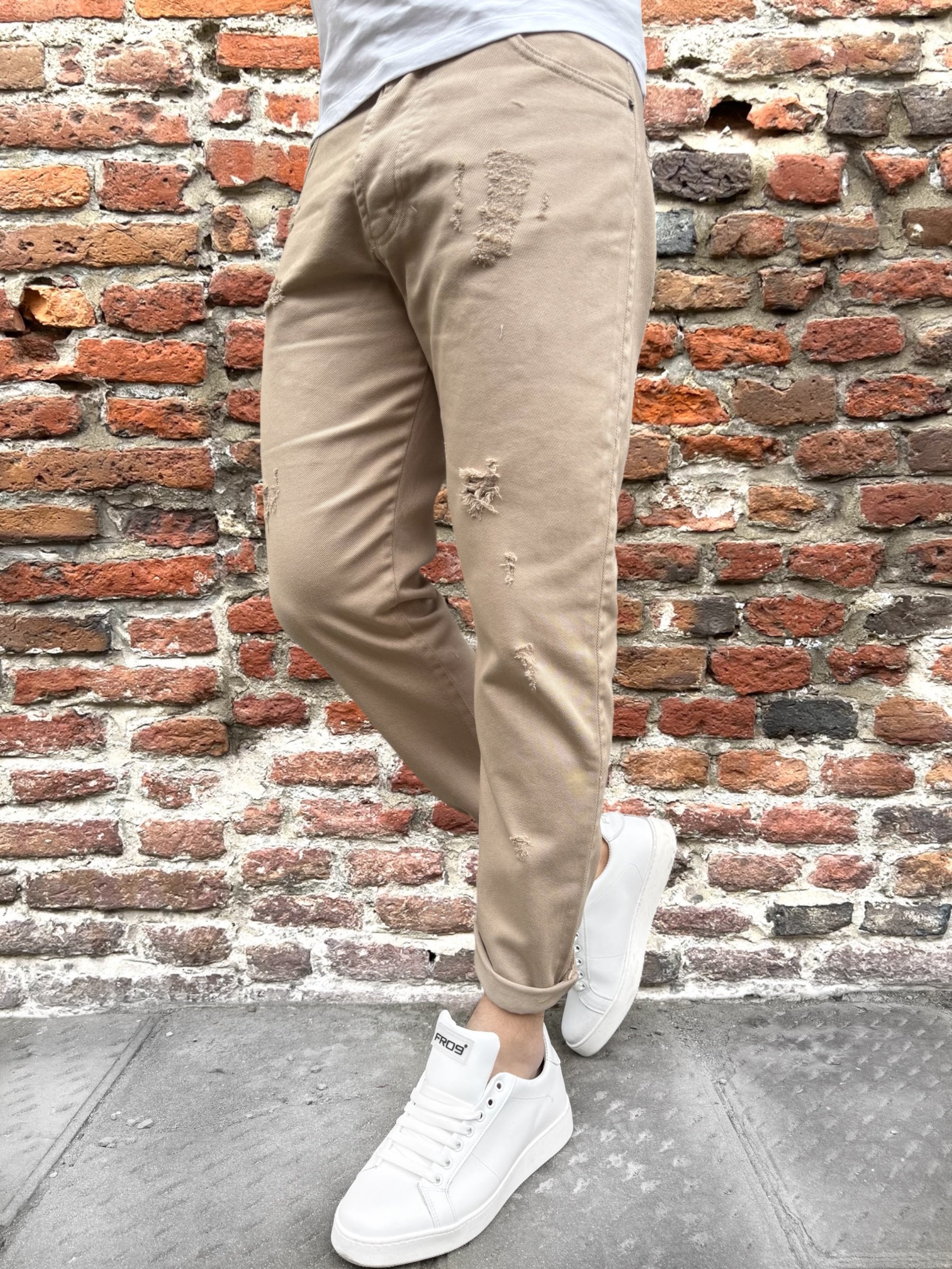 Pantalone Block Eleven Bull Denim Sabbia (11827964576084)