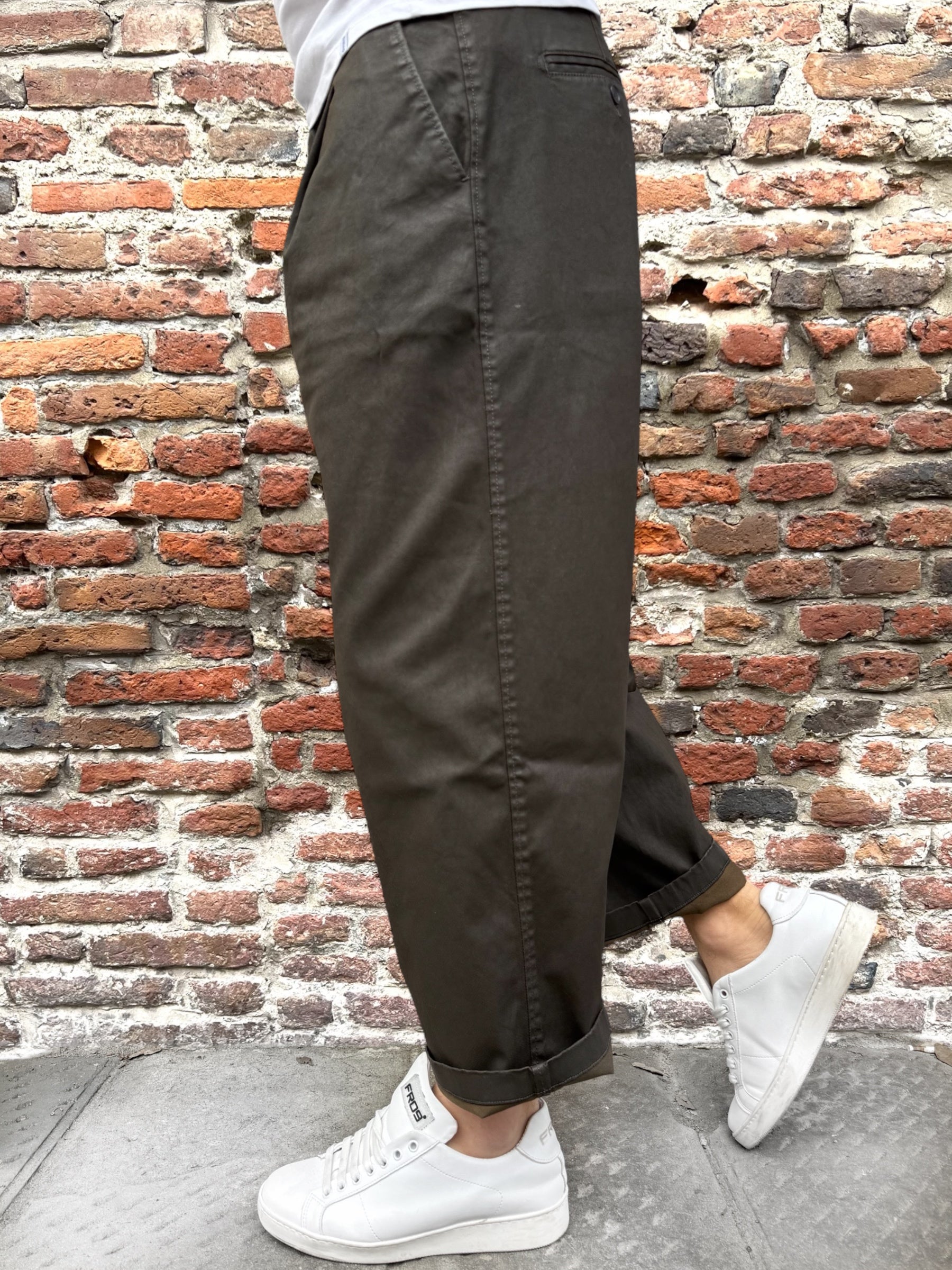 Pantalone Berna Verde Oliva 366 (11801338904916)