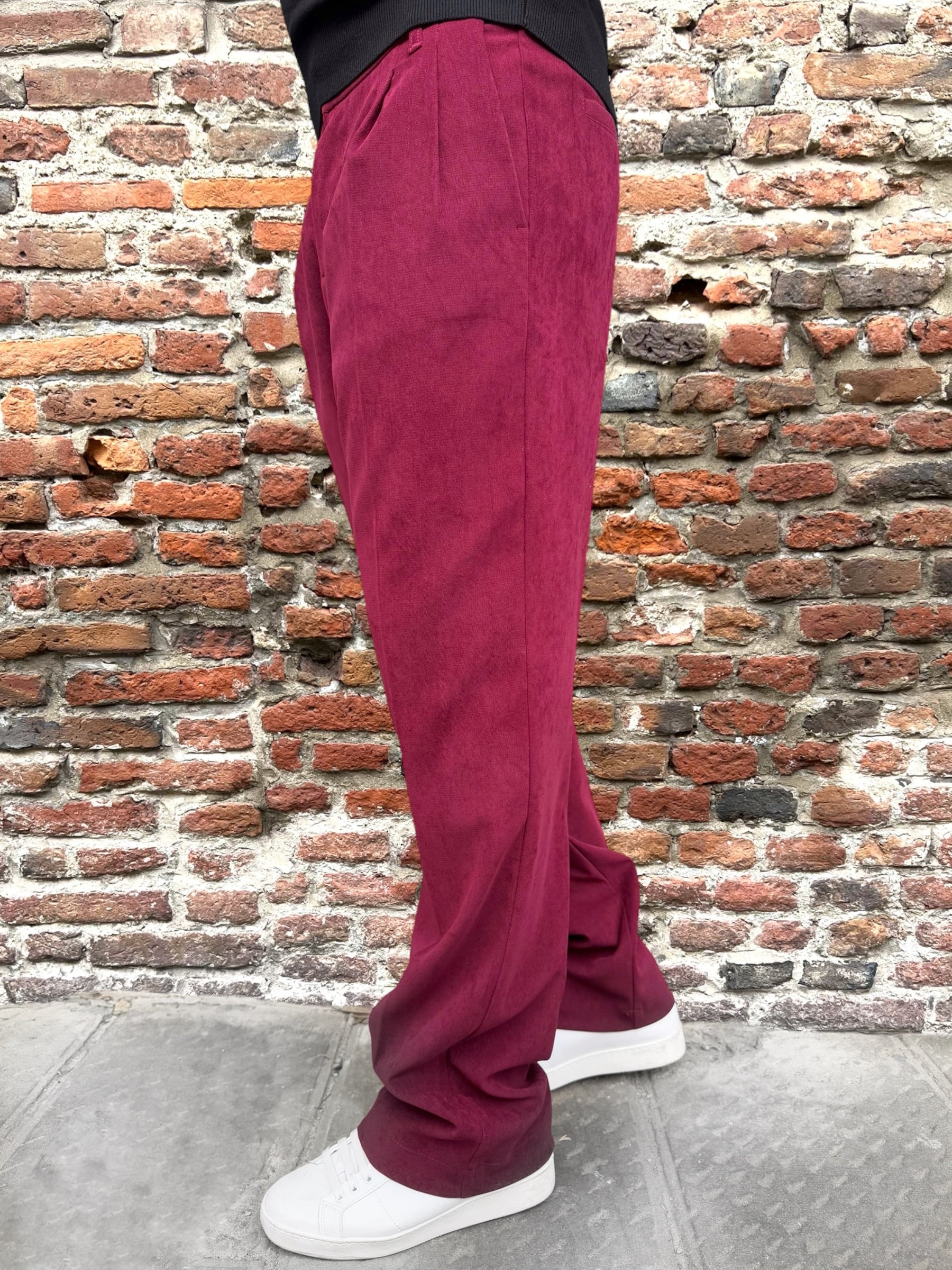 Pantalone  Imperial Velluto Bordeaux (9972501709140)