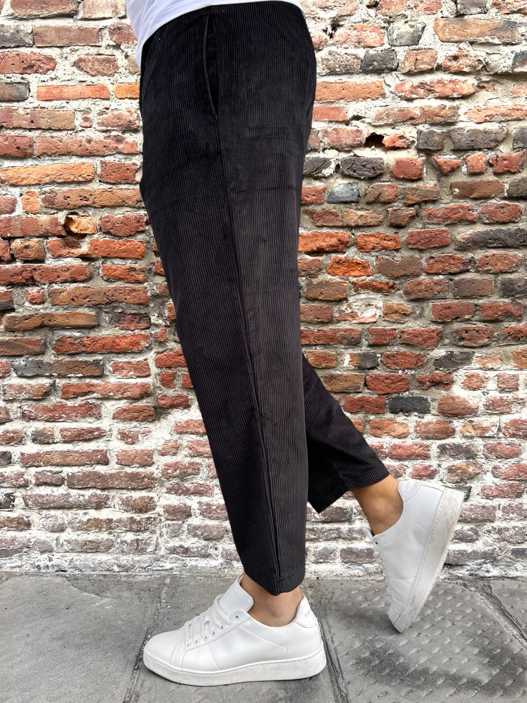 Pantalaccio Why Not Brand Shibuya Velvet Nero PL56 (9750604546388)