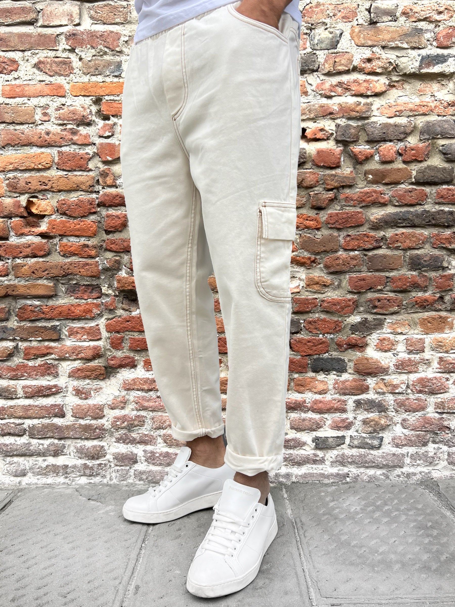 Pantalaccio Over-d Cargo Burro P31 (9773025460564)