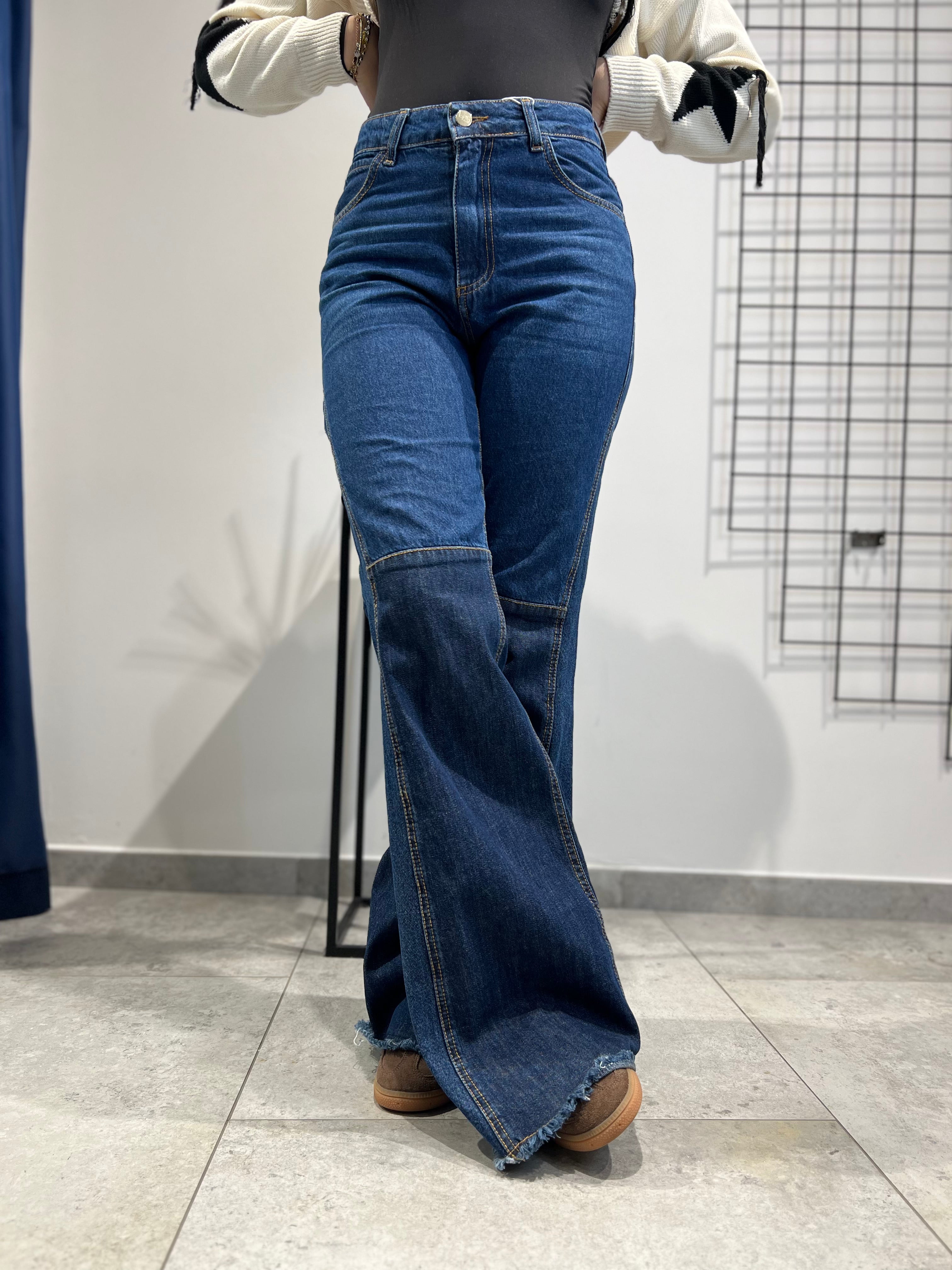 Jeans Lokita bicolor a zampa (11869829136724)