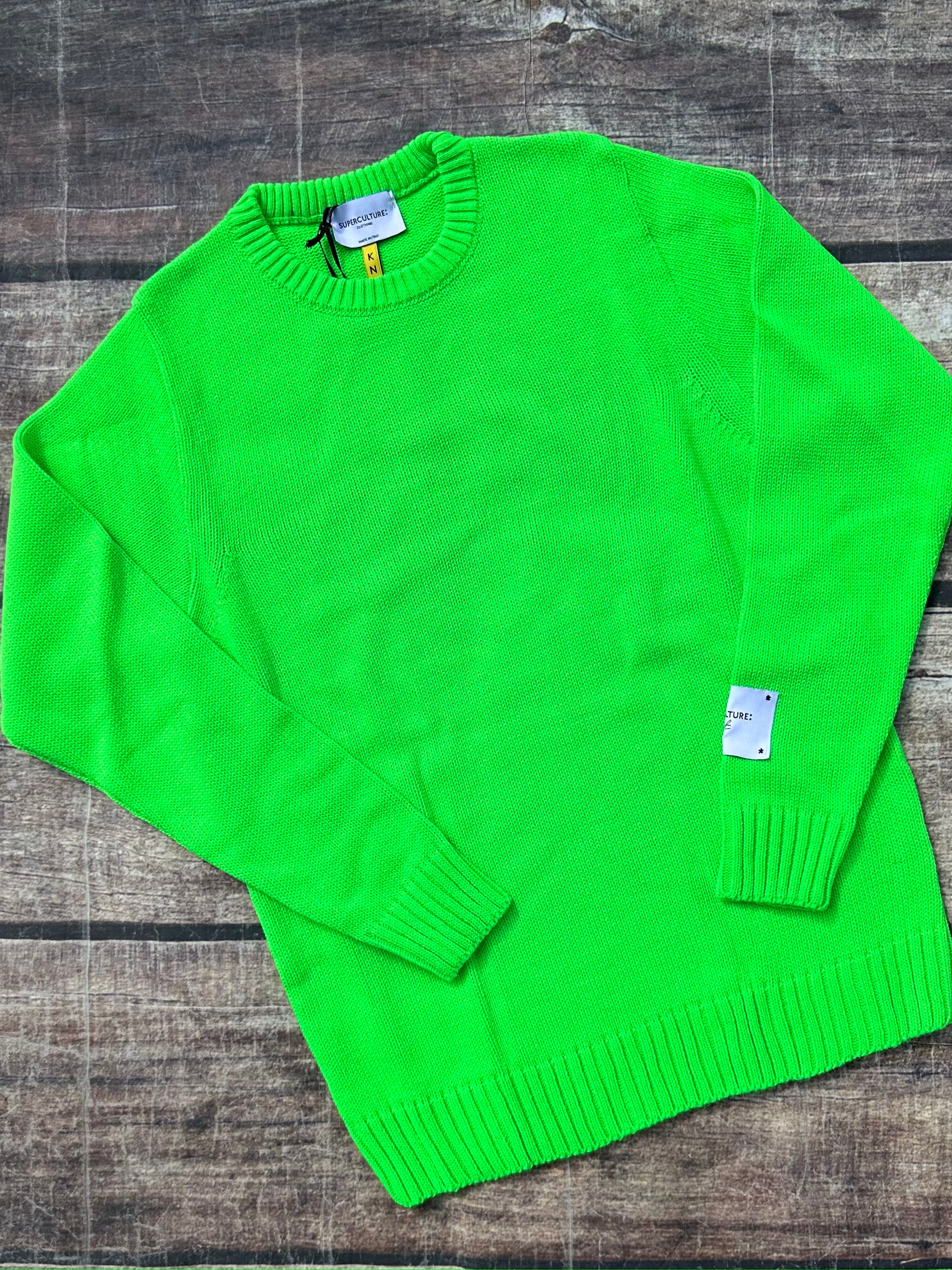 Maglioncino Superculture Verde Fluo (9770963861844)