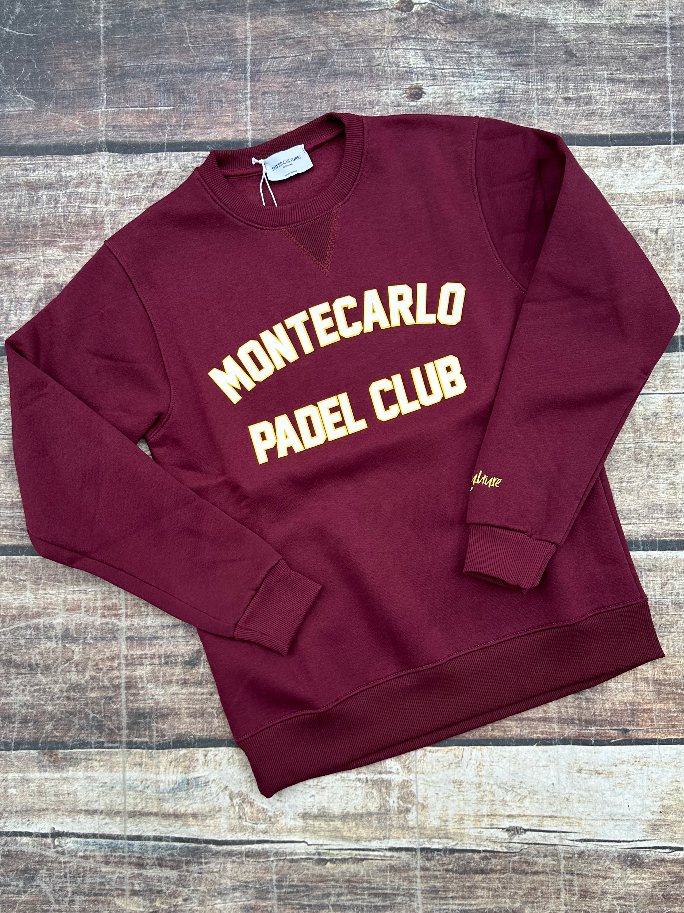 Felpa Superculture Montecarlo Padel Club A941 (9771046142292)