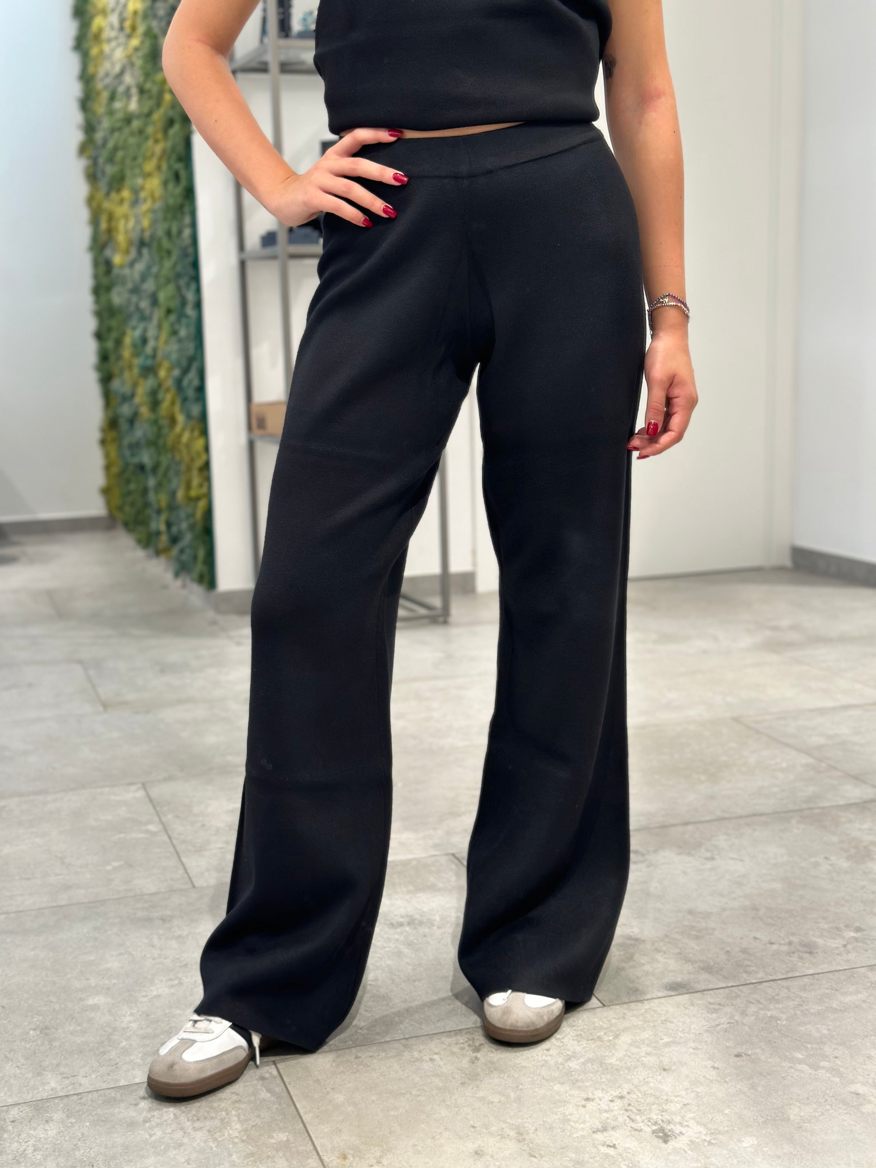 Pantalone Lokita In Maglia Nero (9784643191124)