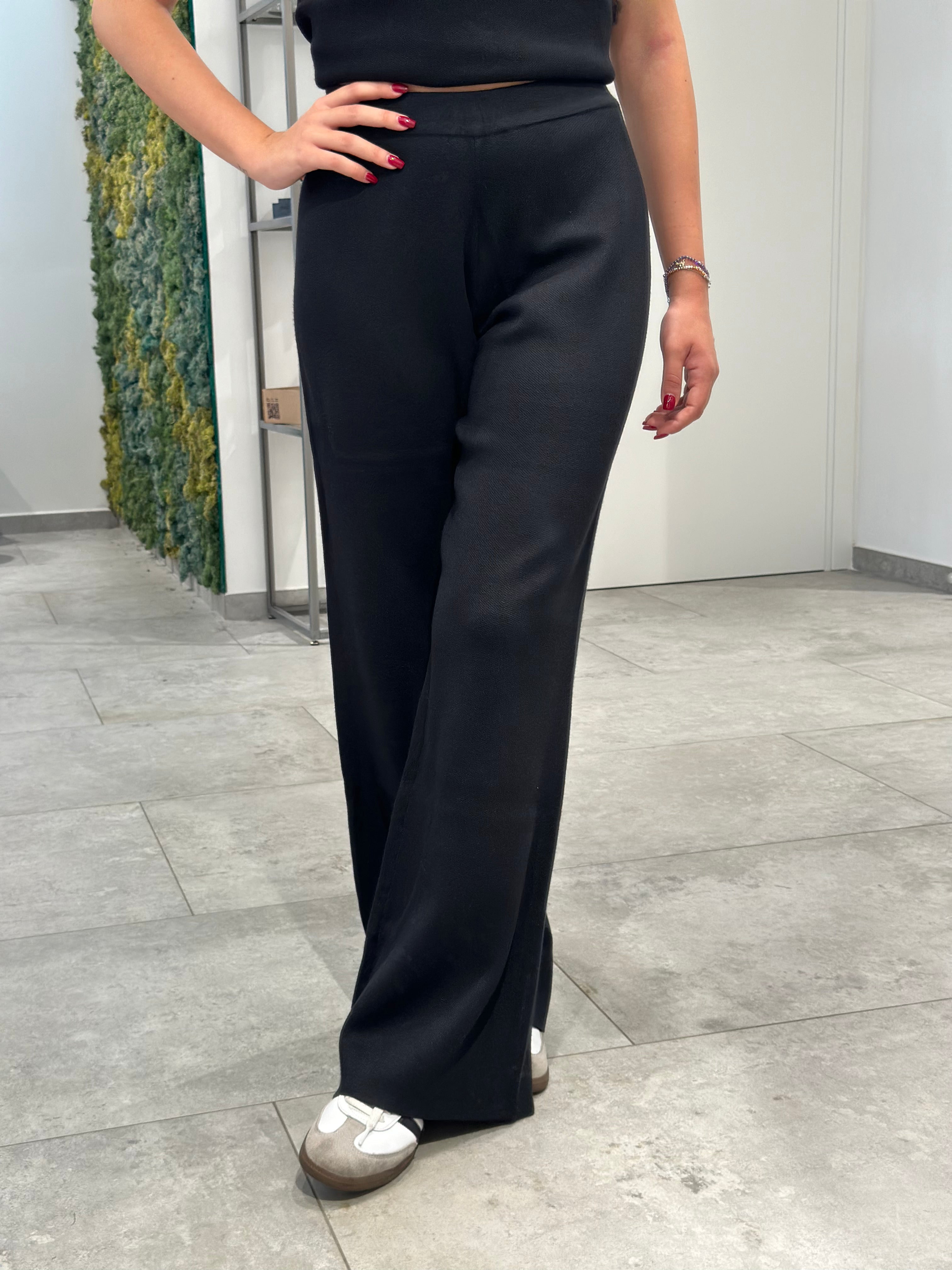 Pantalone Lokita In Maglia Nero (9784643191124)