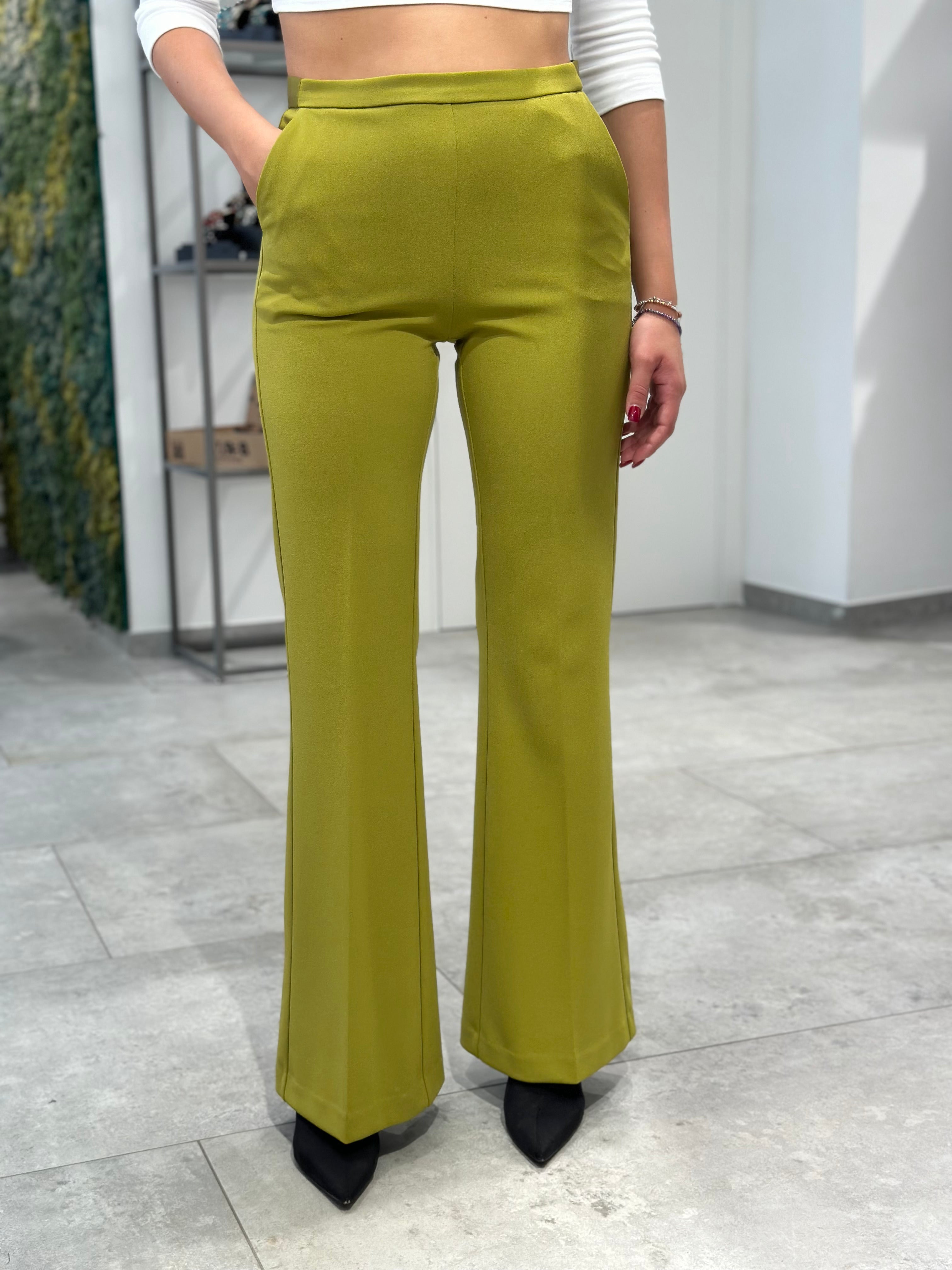 Pantalone Imperial Svasato Olio (9787737735508)