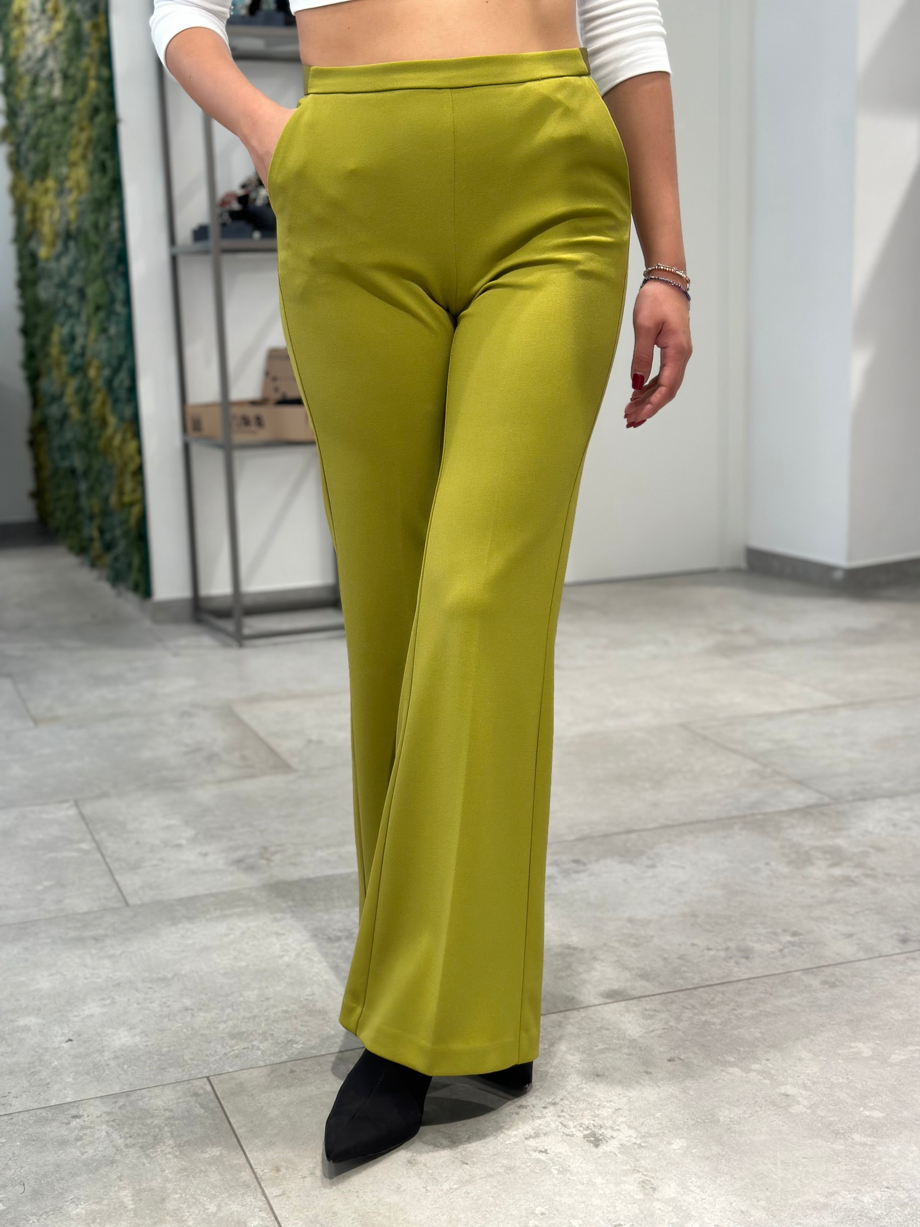 Pantalone Imperial Svasato Olio (9787737735508)