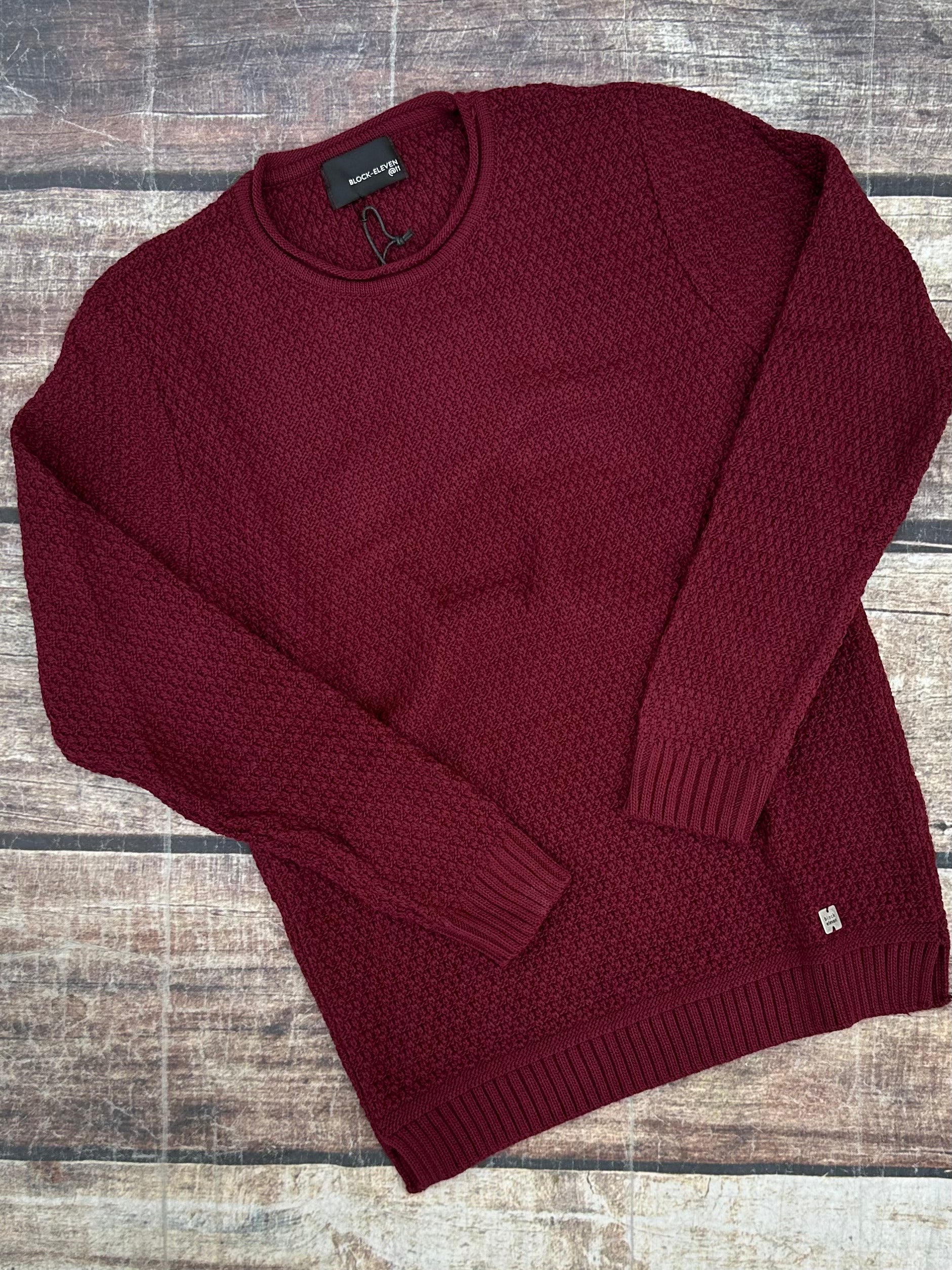 Maglione Block Eleven Bellini Bordeaux (9845902639444)