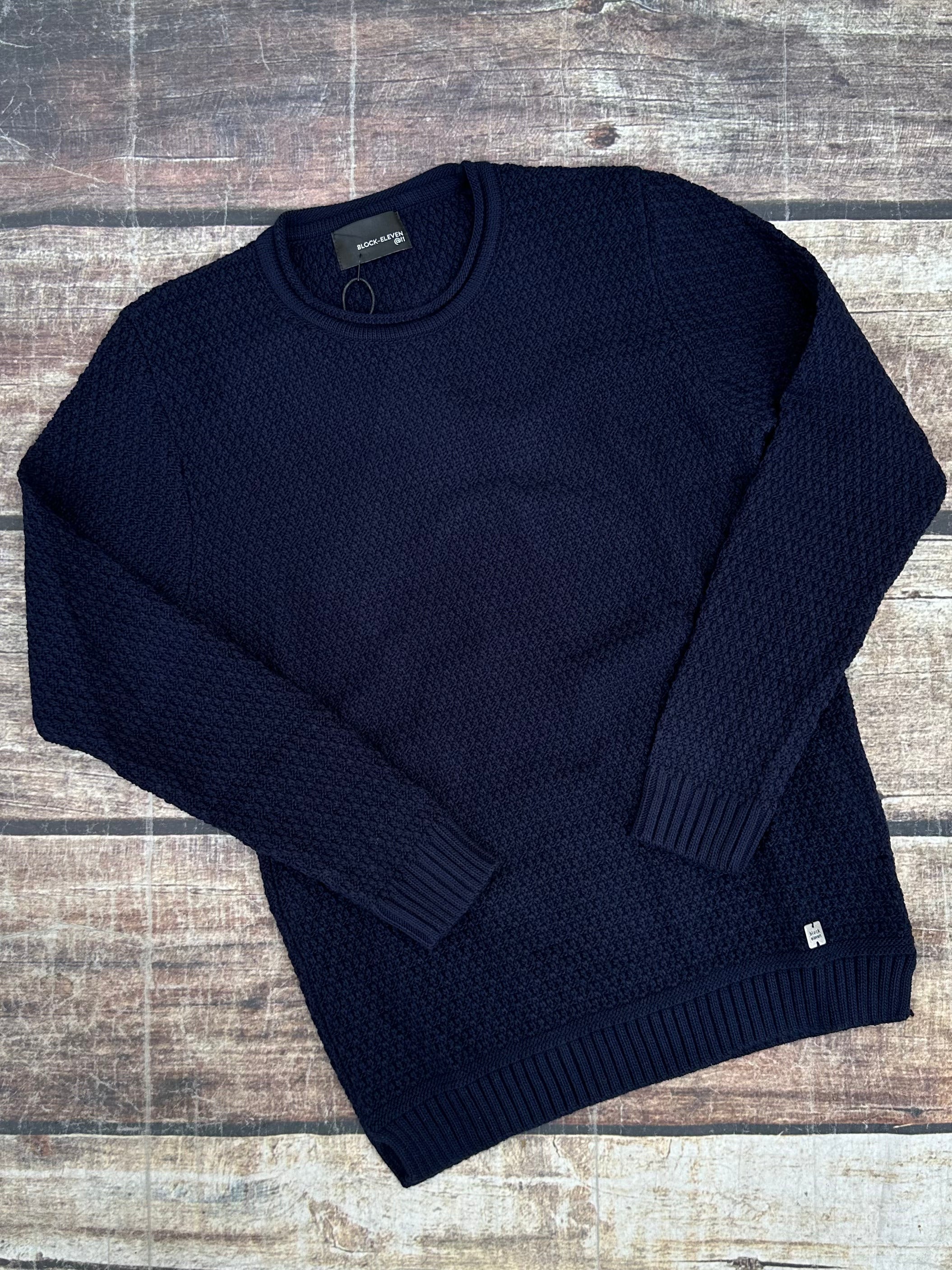 Maglione Block Eleven Bellini Navy (9845903196500)