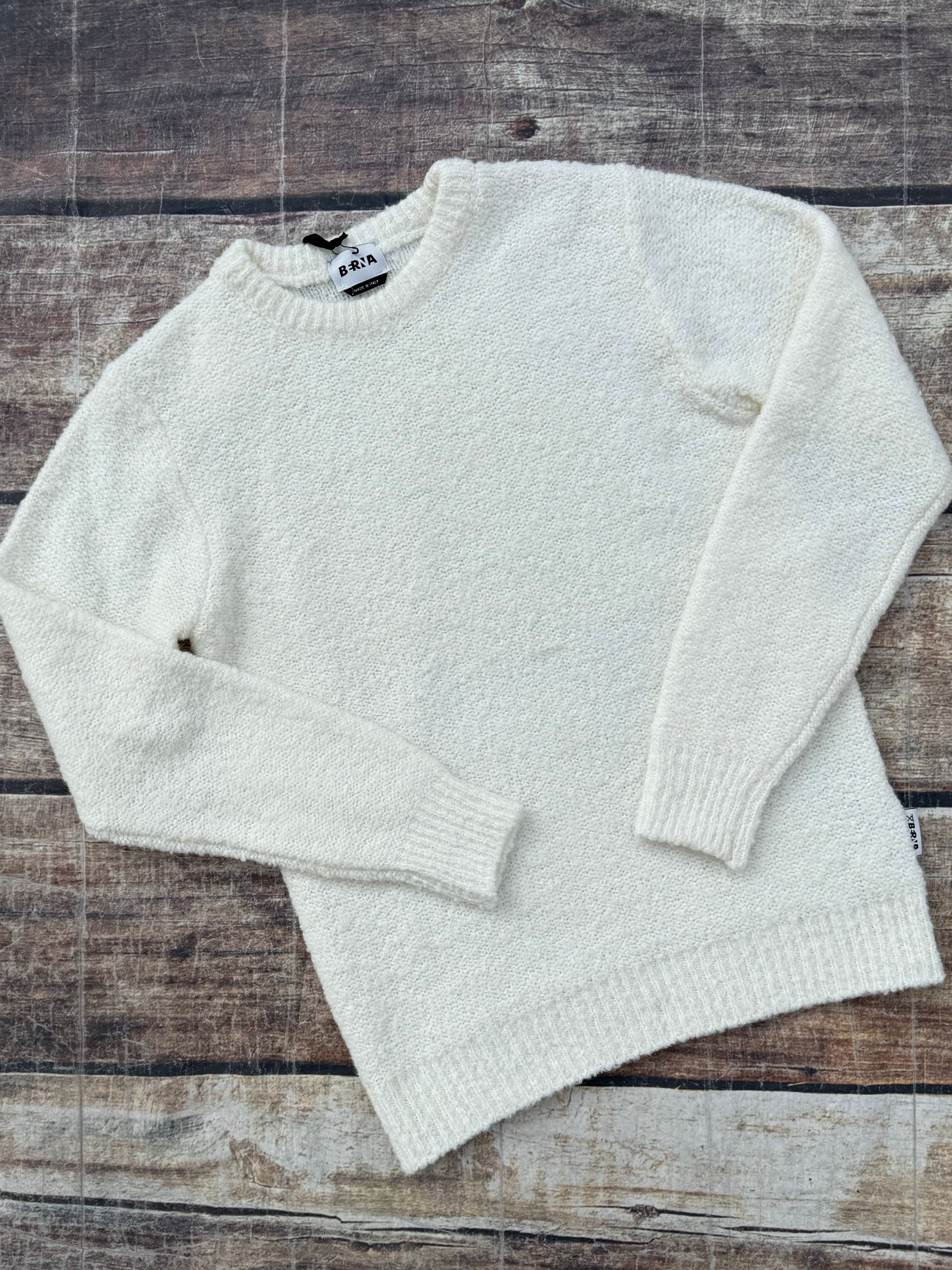 Maglione Berna Boucle' Panna 89 (9723635761492)