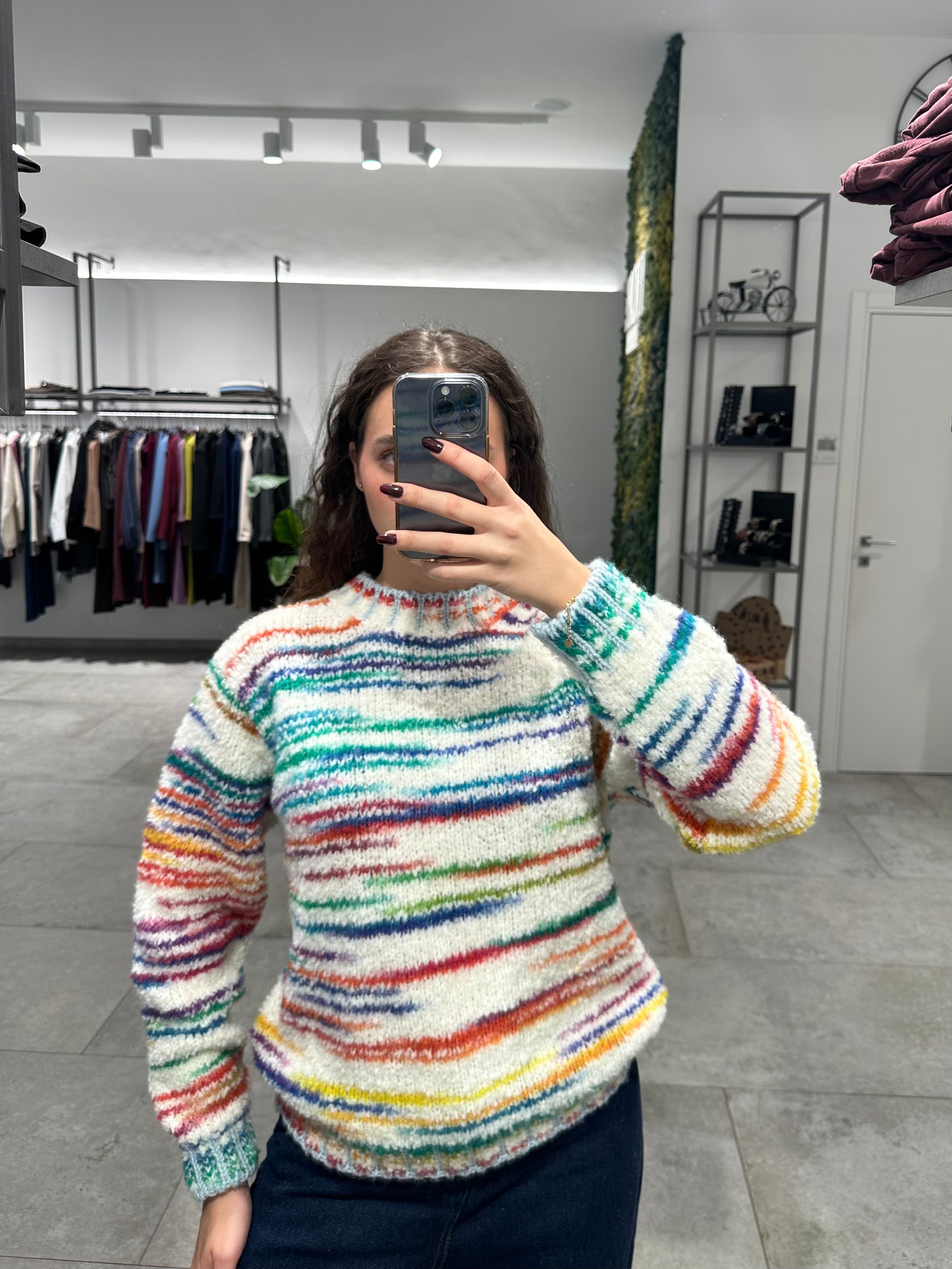 Maglione Lokita Multicolor Bouclè (9873745838420)