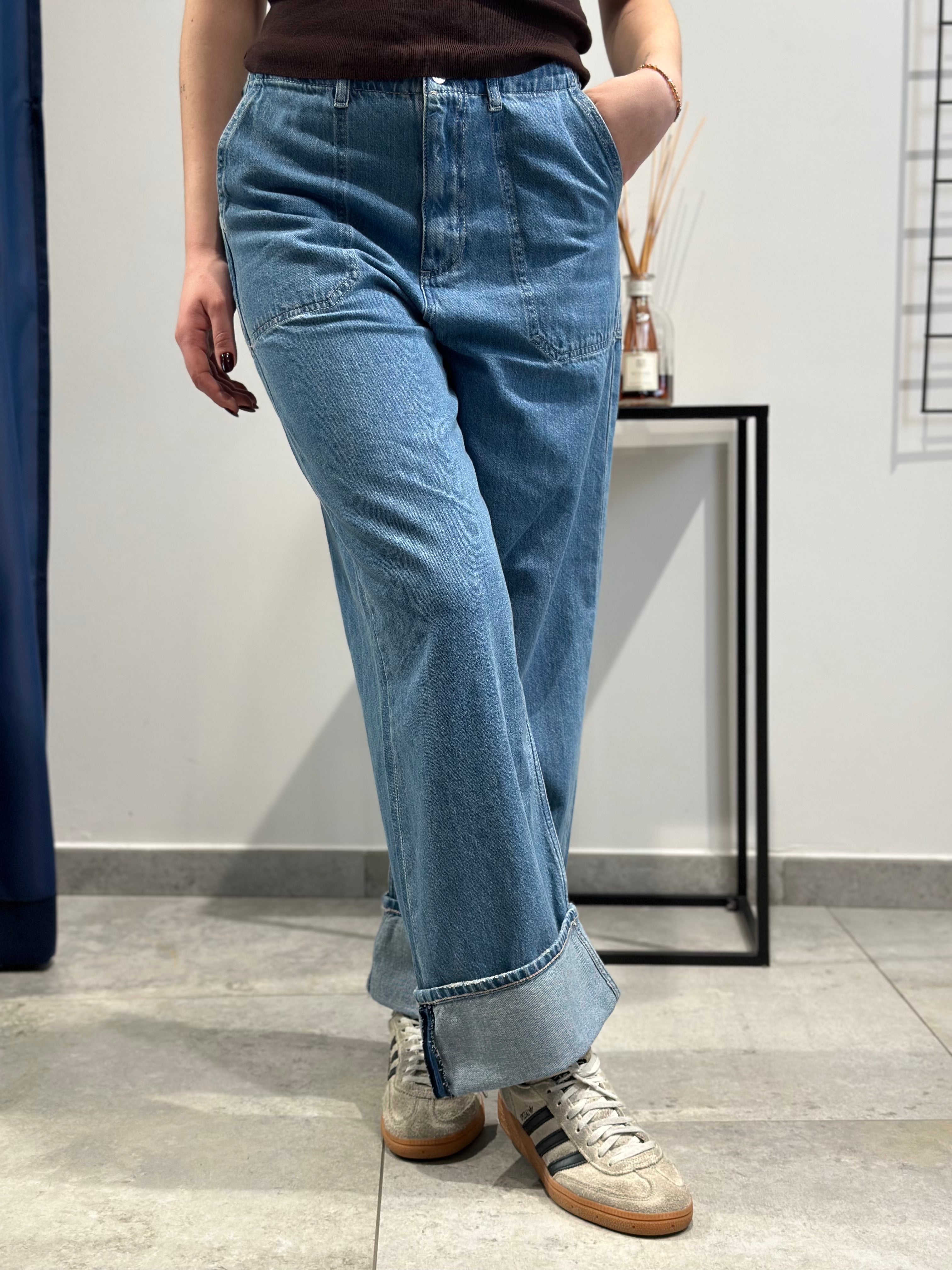 Jeans Pont Straight Risvolto (11890419532116)