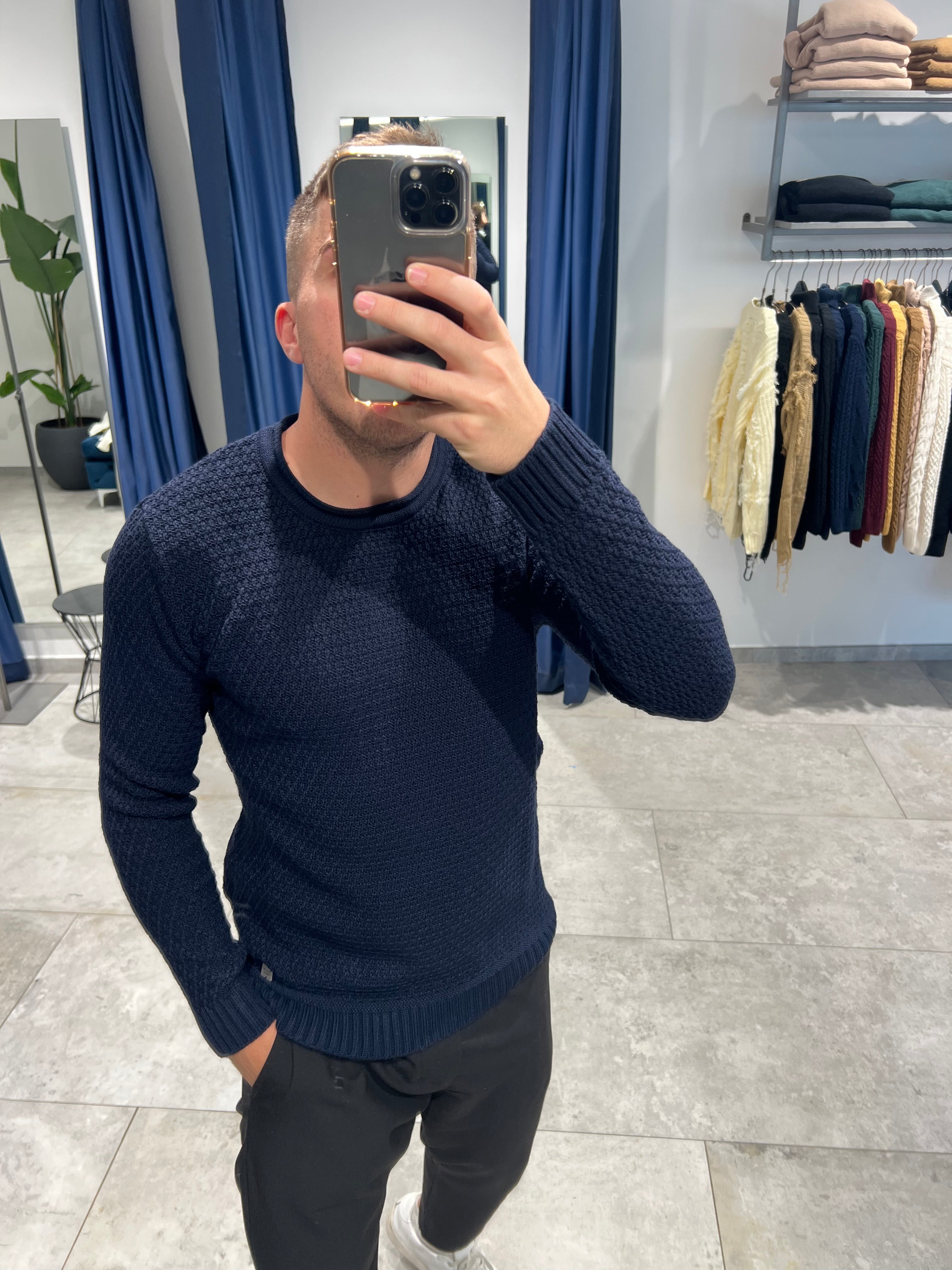 Maglione Block Eleven Bellini Navy (9845903196500)