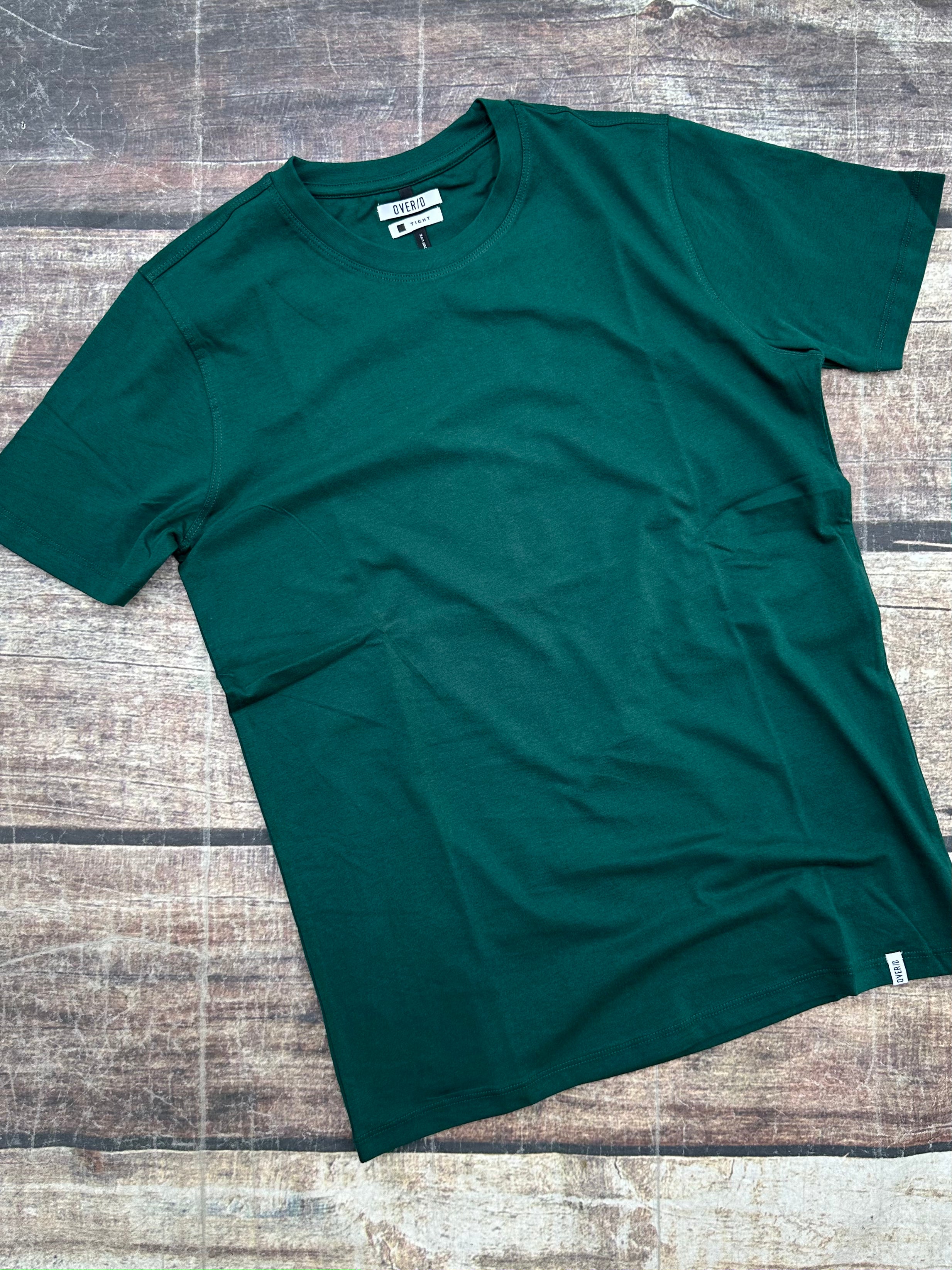 T-shirt Over-D Verde Bottiglia T03 (9728266994004)