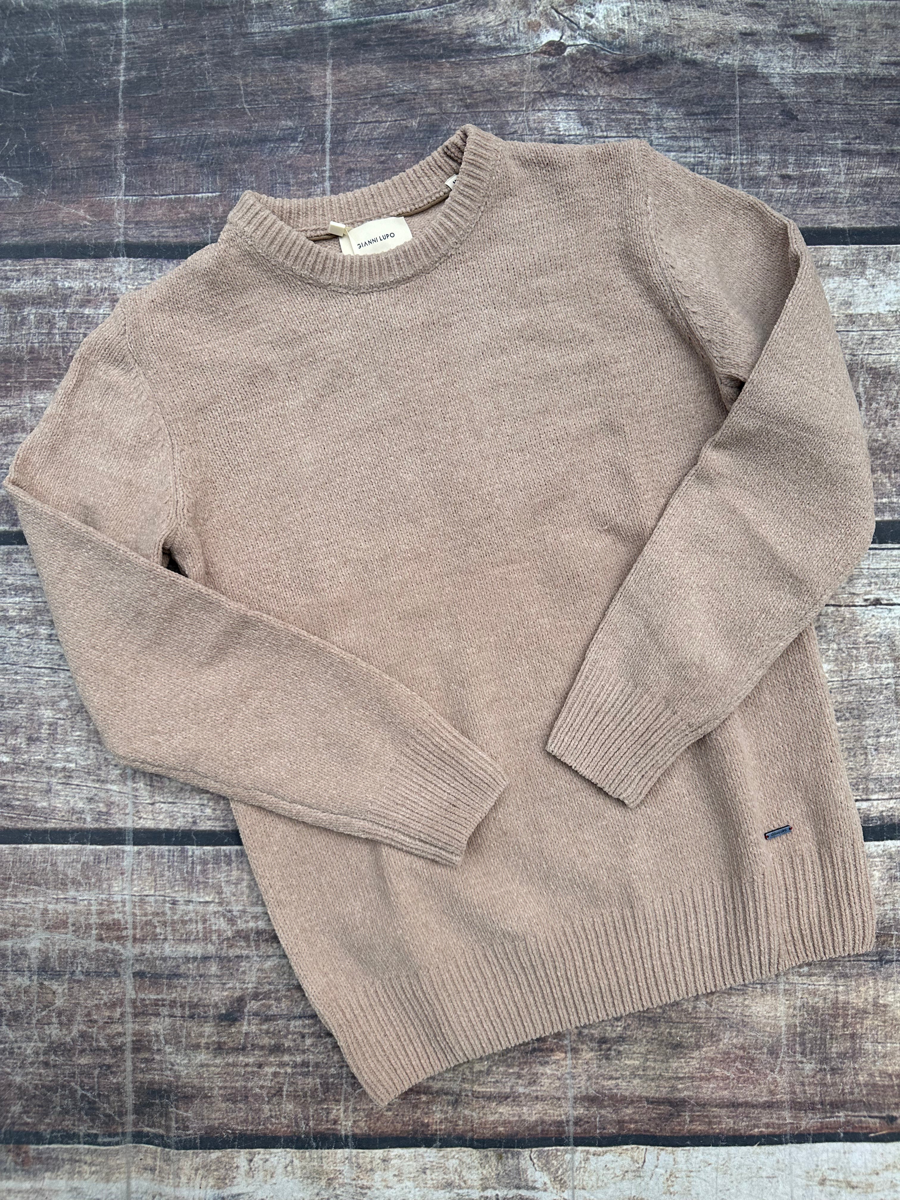 Maglione Gianni Lupo Ciniglia Beige 535 (9725951541588)