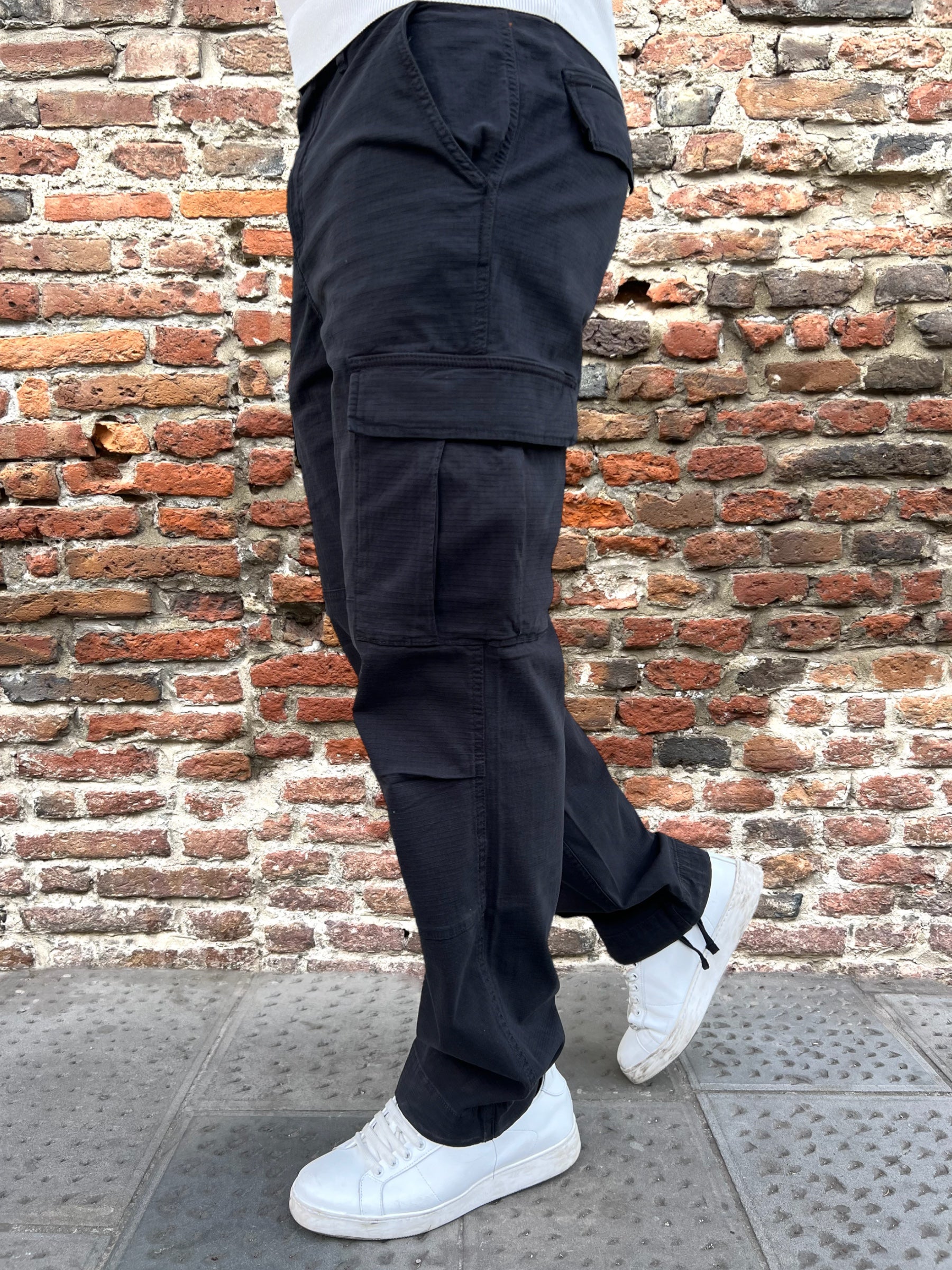 Pantalone Londinese Cargo Palazzo Nero (8584184234324)