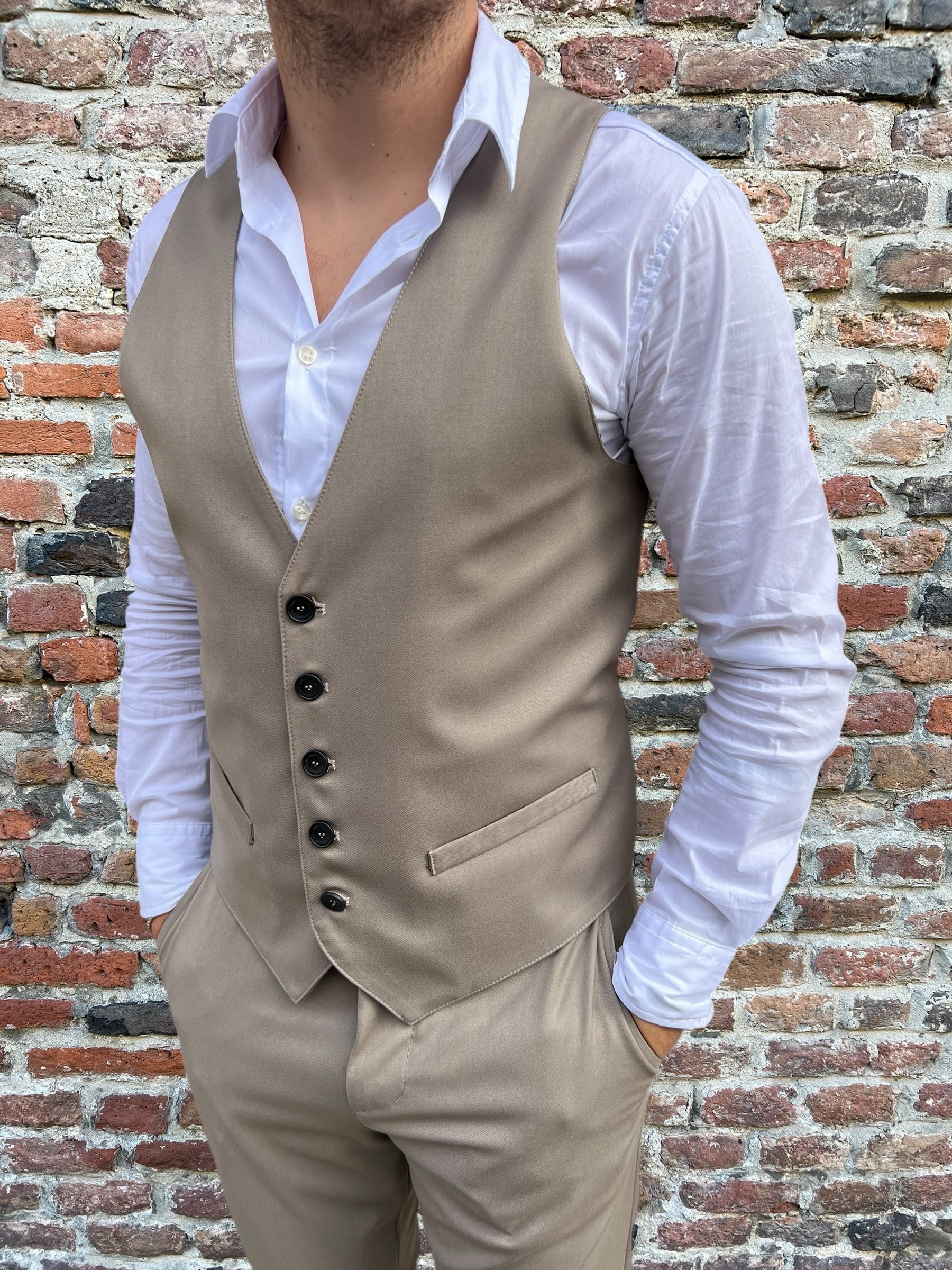 Gilet Imperial Taupe 88 (9755921219924)