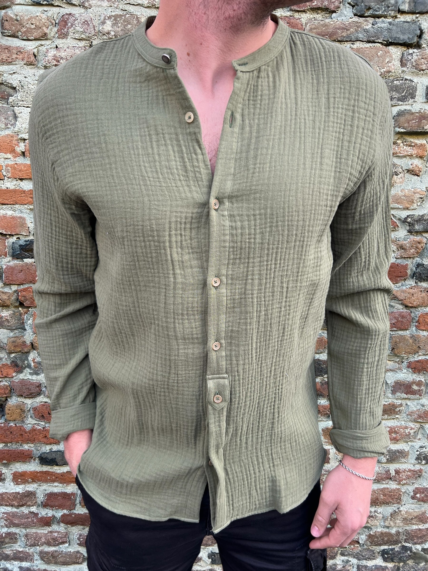 Camicia Block Eleven Garza Militare (8354013938004)