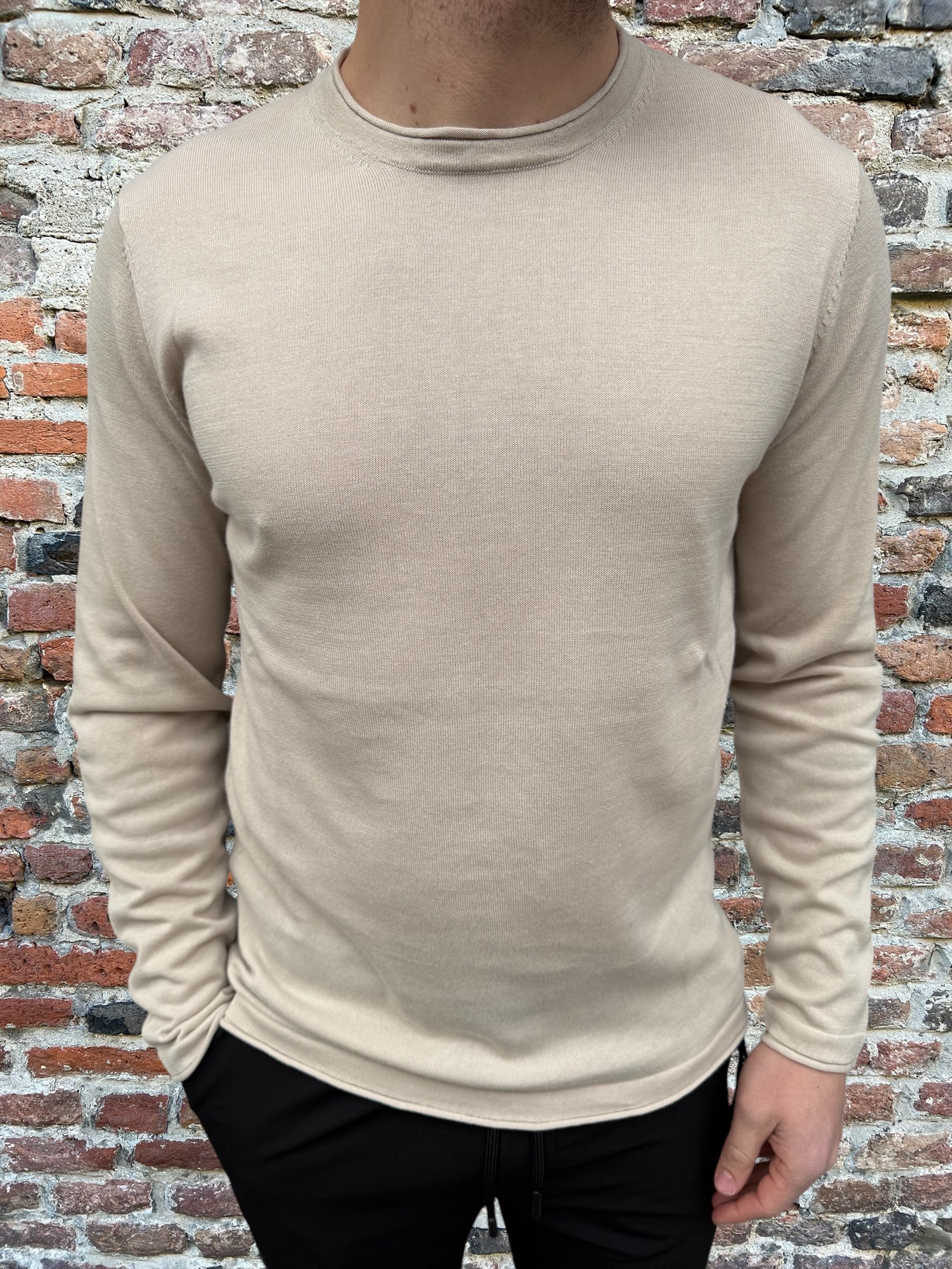 Pullover Over-D Paricollo Greige M04 (11843548971348)