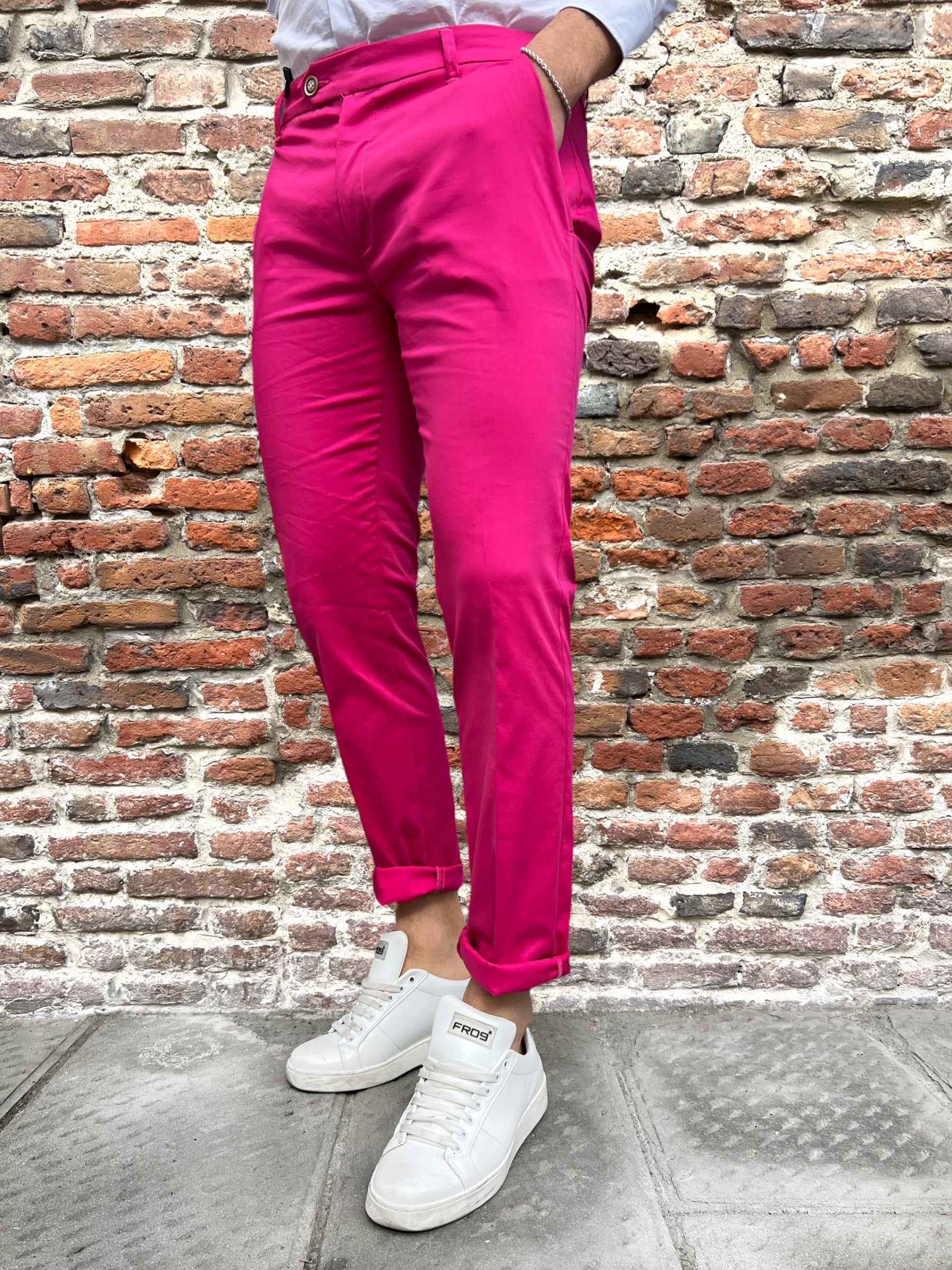 Pantalone Gianni Lupo Fucsia 21648 (8908282855764)