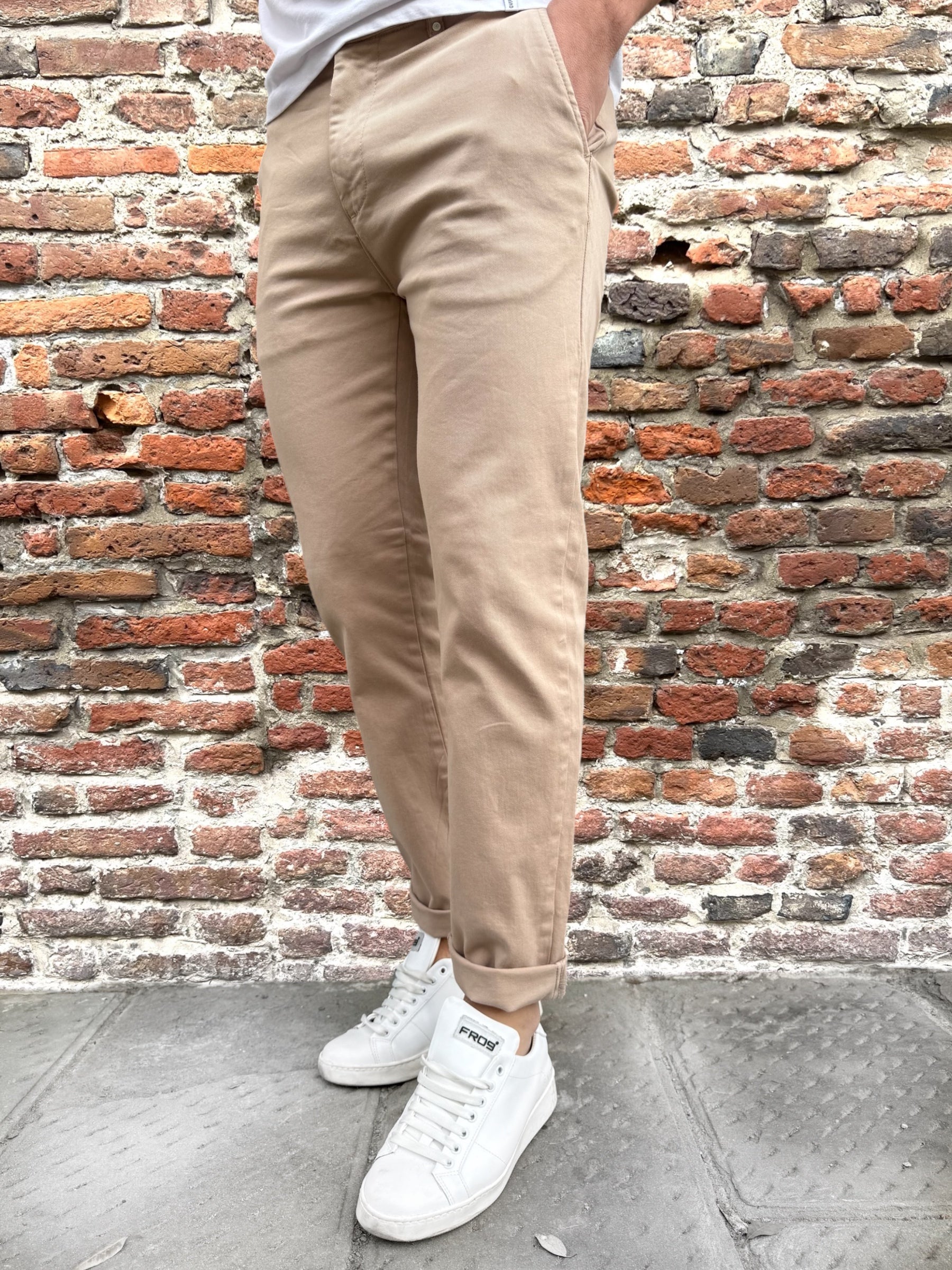 Pantalone Block Eleven Chinos Sabbia (9960830697812)