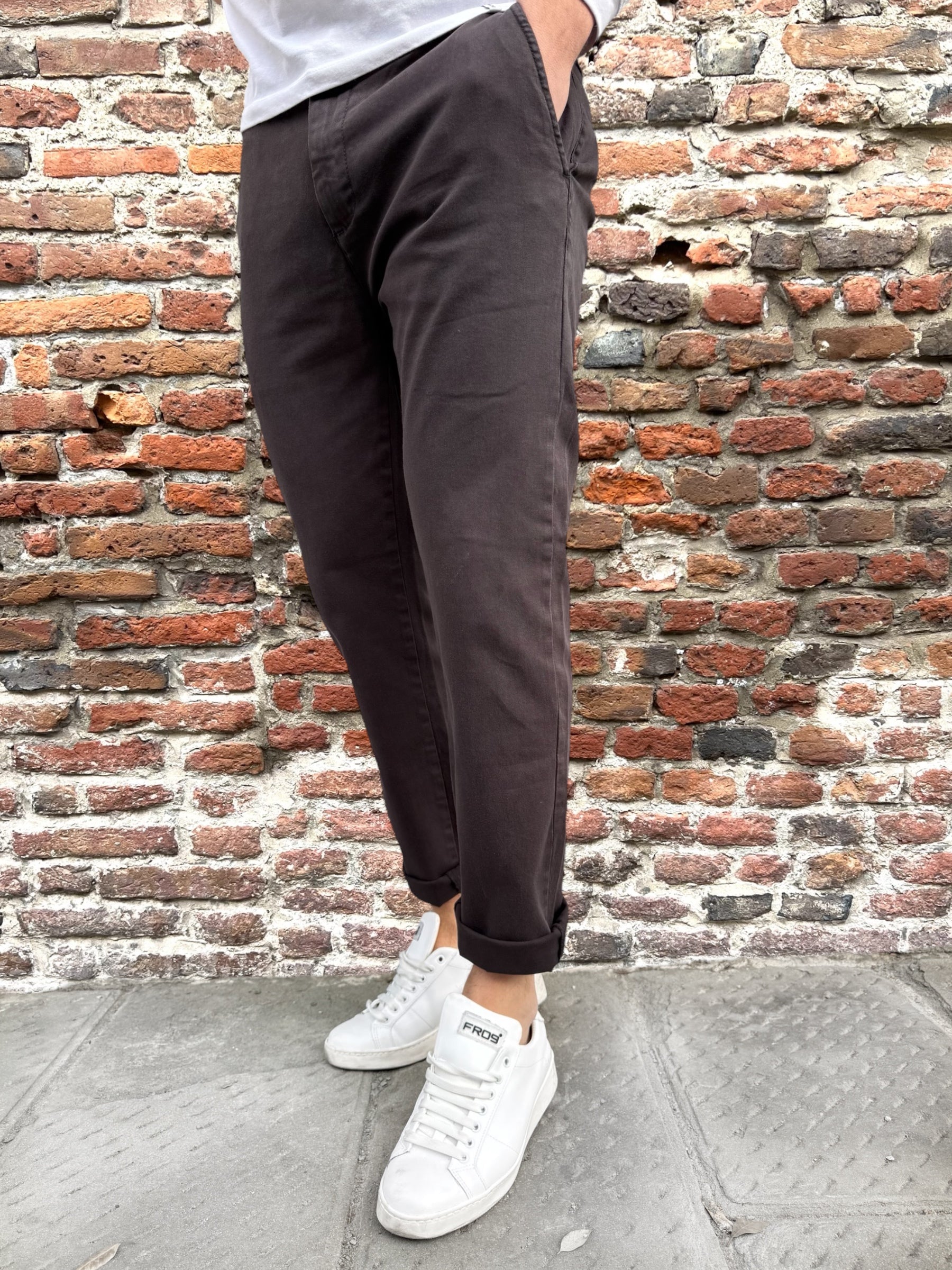 Pantalone Block Eleven Chinos Antracite (9960829550932)