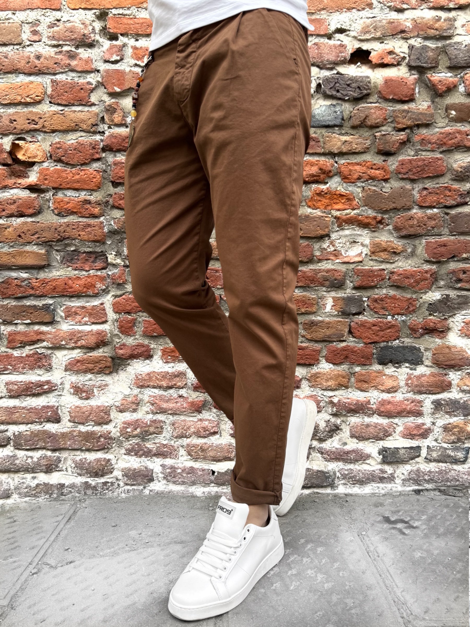 Pantalone Over-D Pince Cacao P62 (11843530490196)