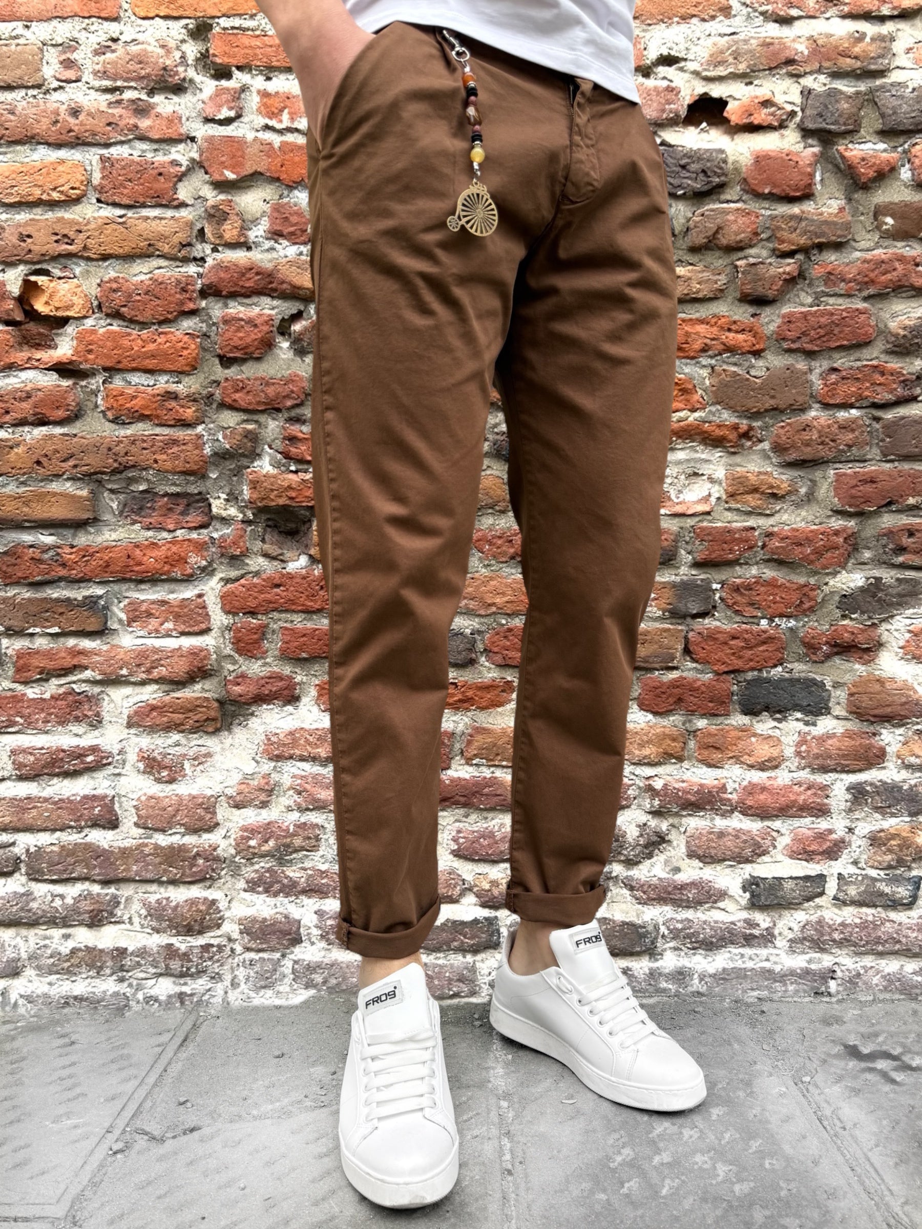 Pantalone Over-D Pince Cacao P62 (11843530490196)