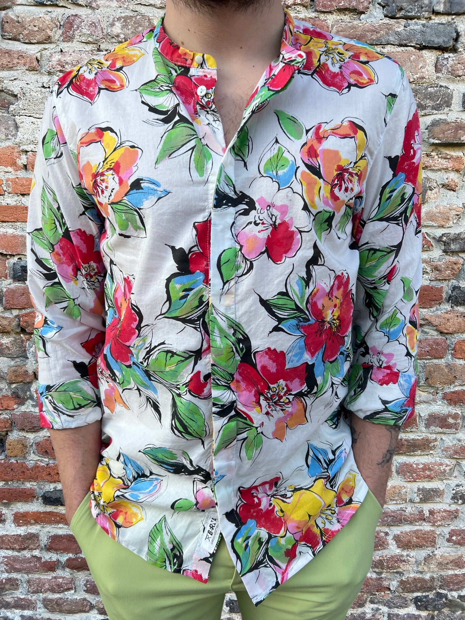 Camicia Berna Fiori 4330 (7152796532789)